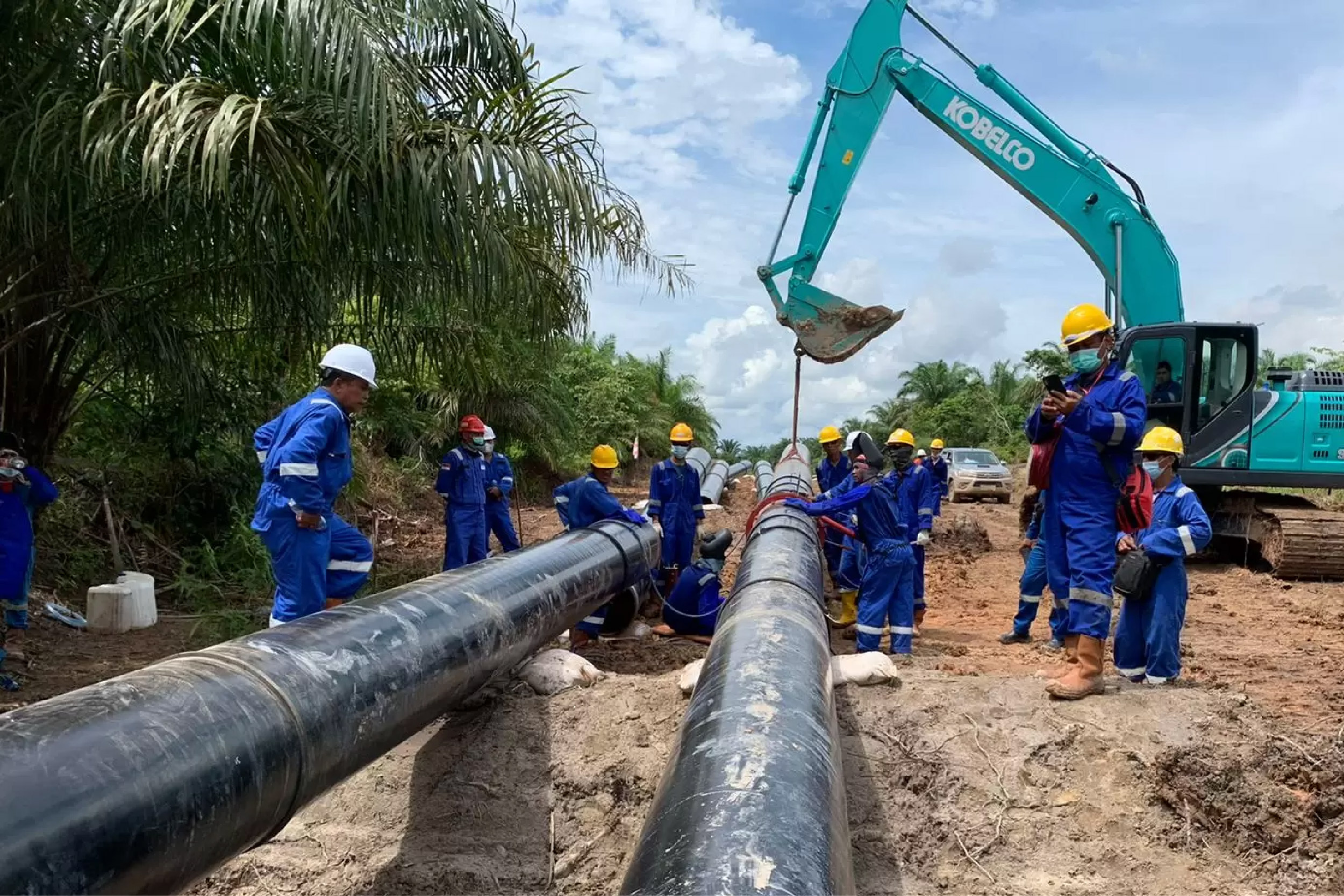 Installation Oil Pipeline & Construction Facilities