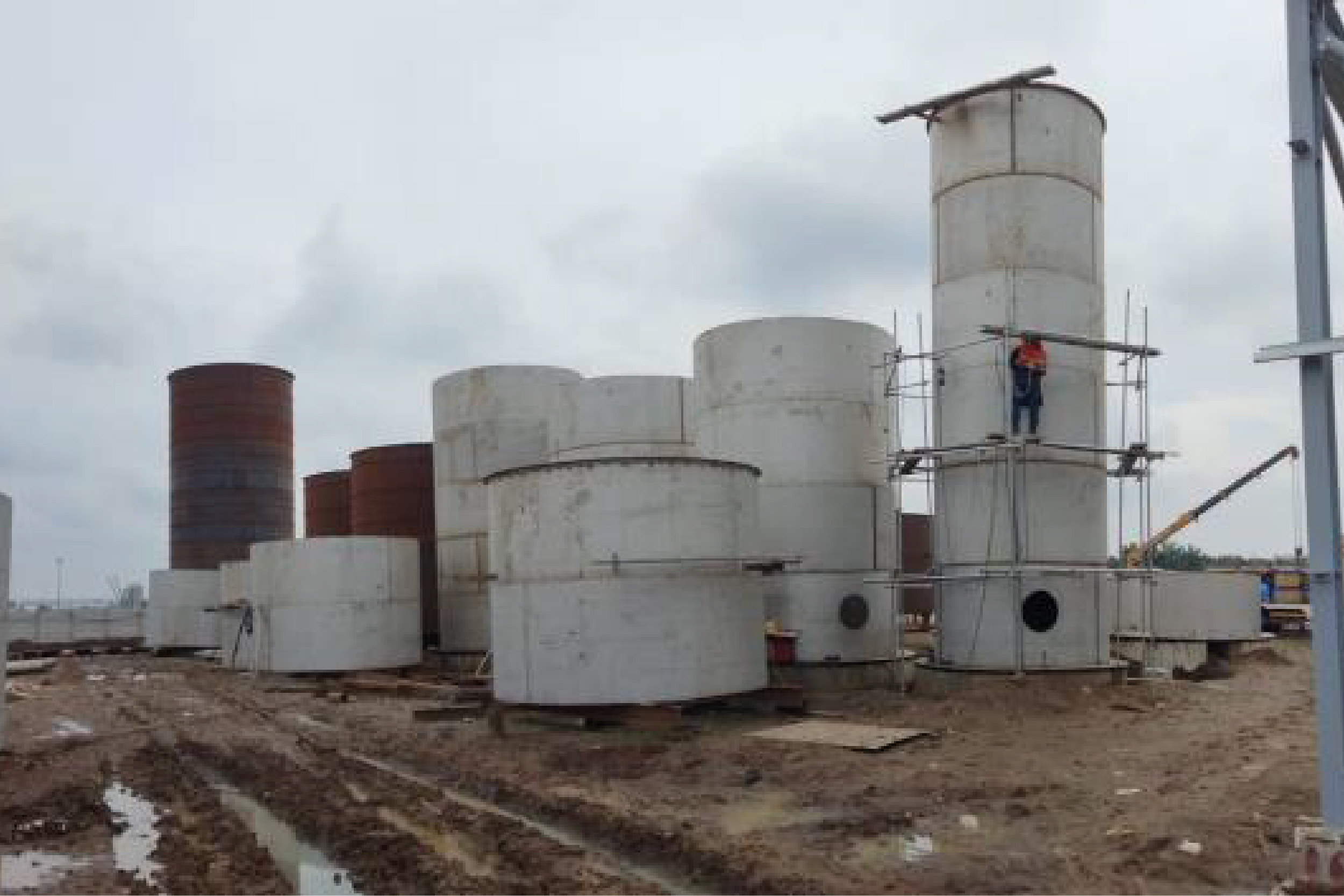 Tank Farm, Oleo Plant, Refinery Plant and Fractination